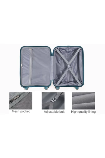 Troler Ormi Turcoaz Închis Material Polipropilen Dimensiune De Cabină( 55*36*20cm) 