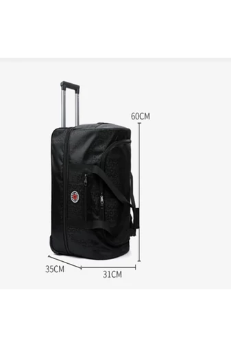 Bonluo Geanta De Voiaj Sport Maro Stil Troler Cu Inscripție, Dimensiune (60x35x31 cm)