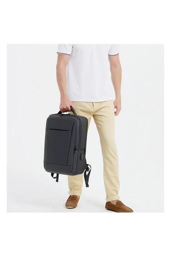 Bonluo Rucsac Bussines Gri Pentru Călătorii Calitate Premium Dimensiune (42x30x13cm)