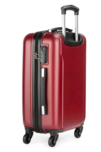 Bordó Keményfalú Kabinbőrönd Wizz Air Méretben (55x38x23cm)