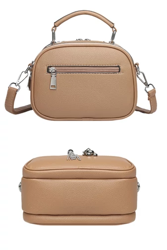 Zöld műbőr Crossbody táska mérete 14*20*10cm