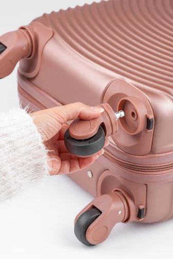 Troler Wizzair Bagaj de Mână Culoarea Rosegold (40x30x20 cm)