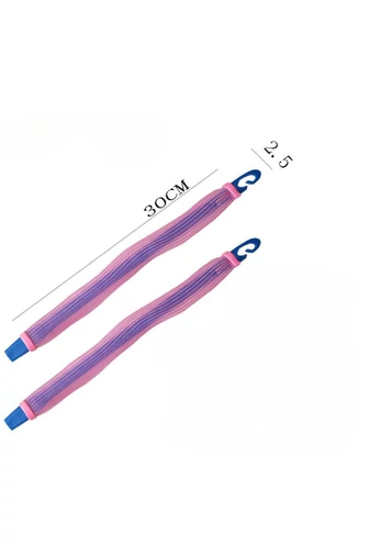 Spirál Hajcsavaró Szett Akasztókkal Rózsaszín, Narancssárga (40db)