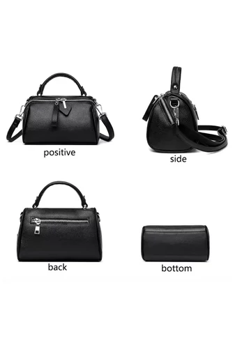 Női Kézitáska Valódi bőrböl Bonluo kompakt és elegáns modell Fehér 21*14*12cm