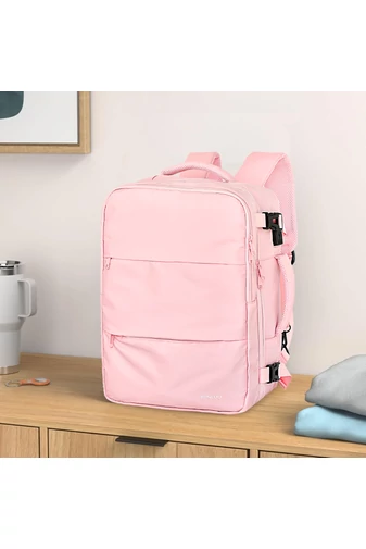 Többfunkciós Hátizsák Wizzair méret 40*30*20cm 15,6&quot; laptop számára Rózsaszín Bonluo
