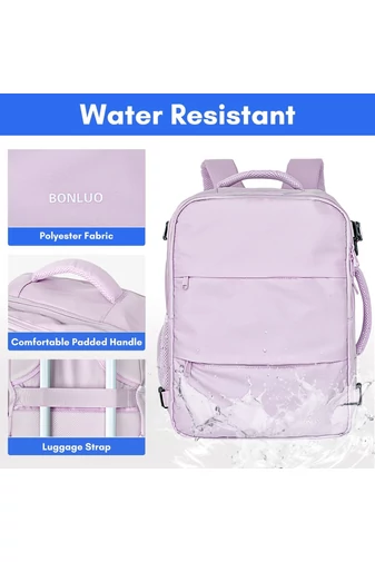 Többfunkciós Hátizsák Wizzair méret 40*30*20cm 15,6&quot; laptop számára Lila Bonluo