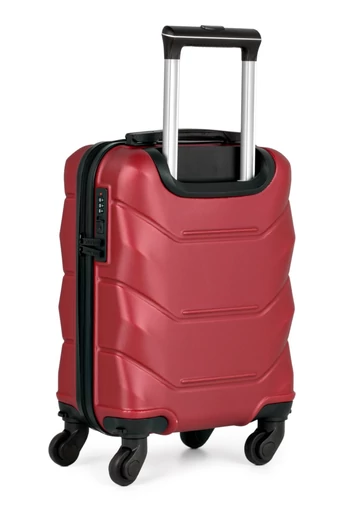 Kabinbőrönd, Wizzair Kézipoggyász 40*30*20cm Bonluo meggypiros ABS anyagból