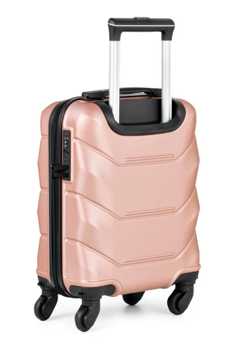 Kabinbőrönd, Wizzair Kézipoggyász 40*30*20cm Bonluo Rosegold ABS anyagból
