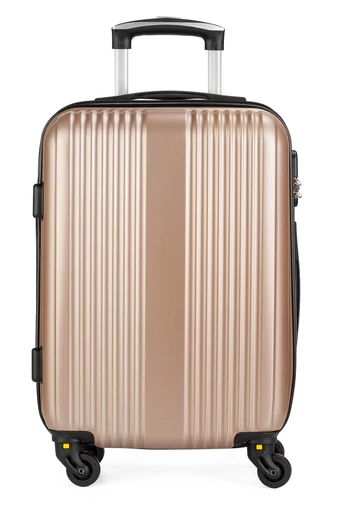 Kabinbőrönd Wizz-Air méret 55x36x23cm ABS anyagból Pezsgő színű