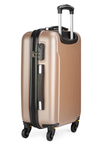 Kabinbőrönd Wizz-Air méret 55x36x23cm ABS anyagból Pezsgő színű