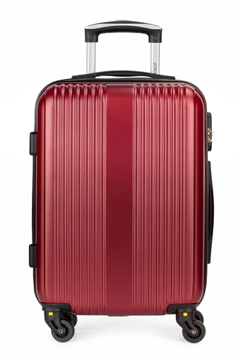 Kabinbőrönd Wizz-Air méret 55x36x23cm ABS anyagból Bordó Piros