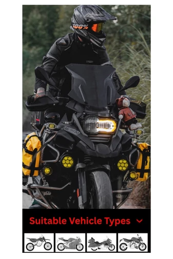 Motorkerékpáros Bumper Táska PVC-ből, Prémium minőségű Shark Rider, Fekete  37×19×10cm