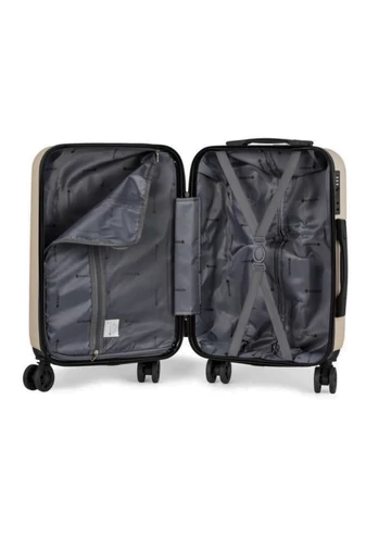 Kabinbőrönd Keményfalú Kézipoggyász Wizz Air Méretben Bonluo Pezsgő Színű 55X34X20cm