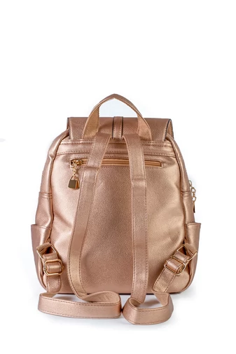 Női Hátizsák Cicafej Kiegészítővel Bonluo Rosegold Műbőr (30x25x13cm)