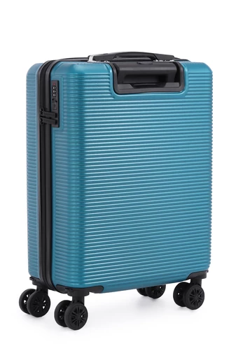 Kabinbőrönd Wizzair, Keményfalú Kialakítással, Levehető Kerekekkel, Bonluo, Kék 55×40×20cm