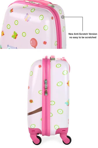Gyerek Bőrönd Wizz-Air ingyenes kabin méret 40x30x20cm, levehető kerekek bagoly mintás