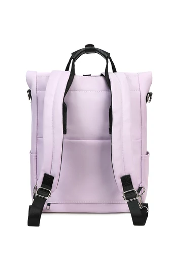 Hátizsák 2 az 1-ben és többfunkciós válltáska sötét lila/fekete laptop hátizsák  40*25*16cm - Bonluo