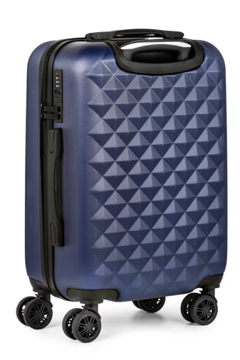 Kabinbőrönd Keményfalú Kézipoggyász Wizz Air Méretben Bonluo Sötétkék 55X34X20cm