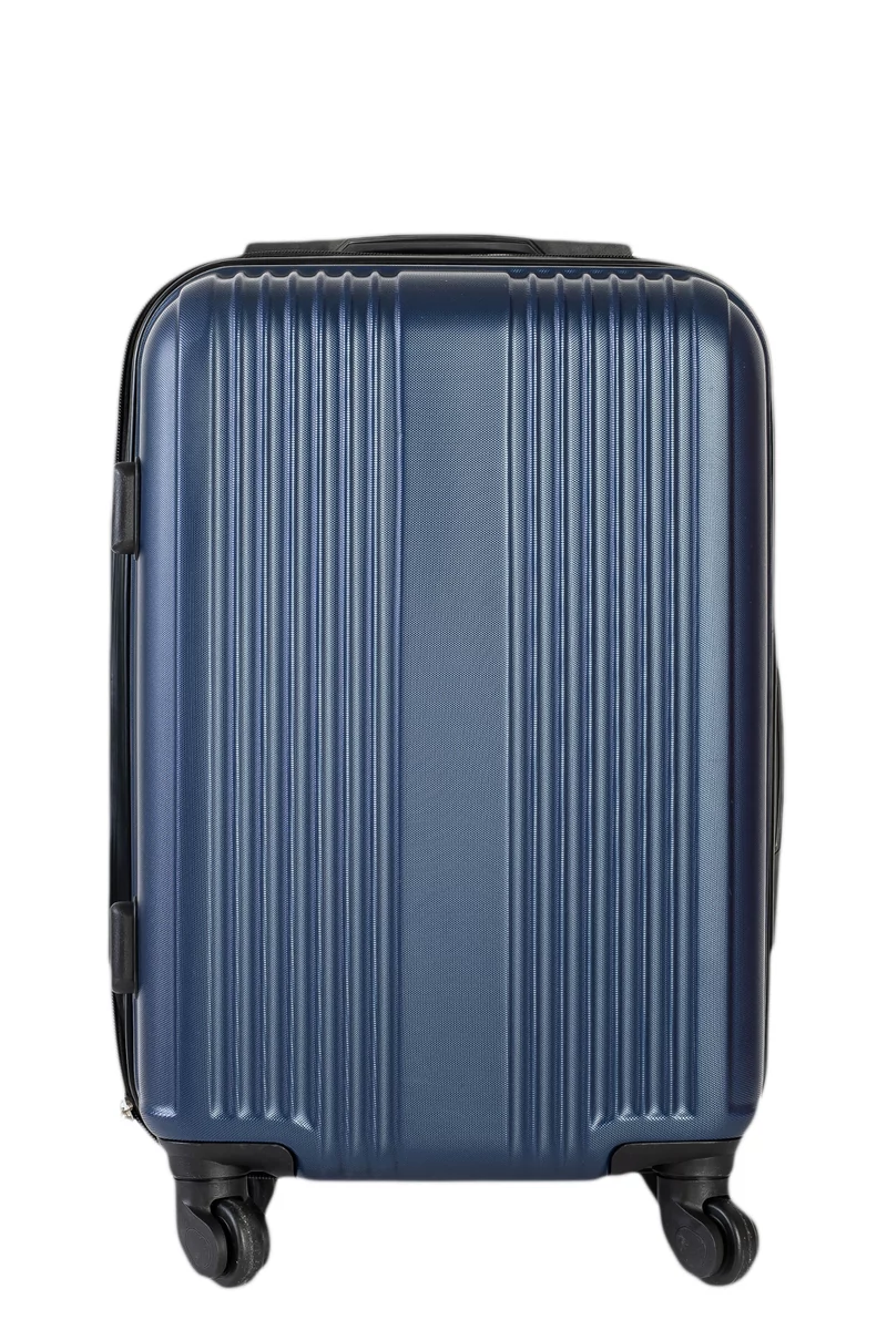 Kabinbőrönd Wizz-Air méret 55x36x23cm kivehető kerekekkel  ABS anyagból Kék 