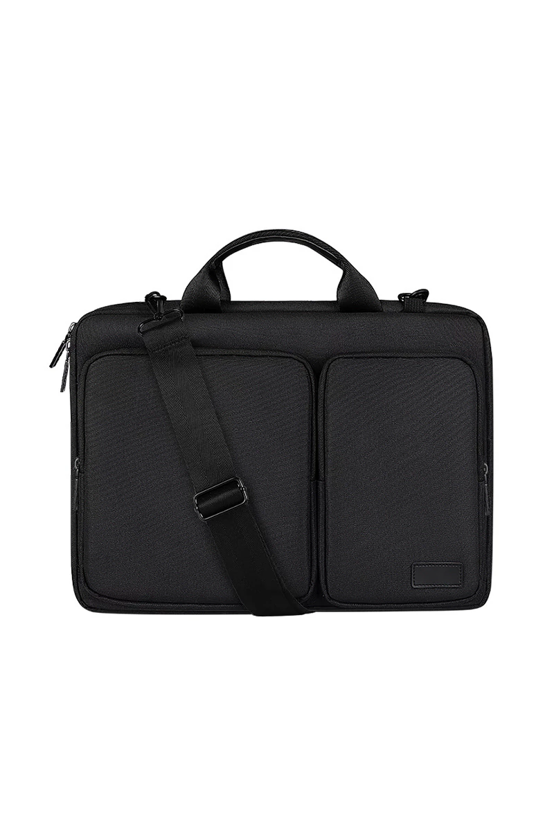 Prémium Minőségű Vízálló Fekete Laptoptáska Wizz Air Méretben (40x30x10cm)