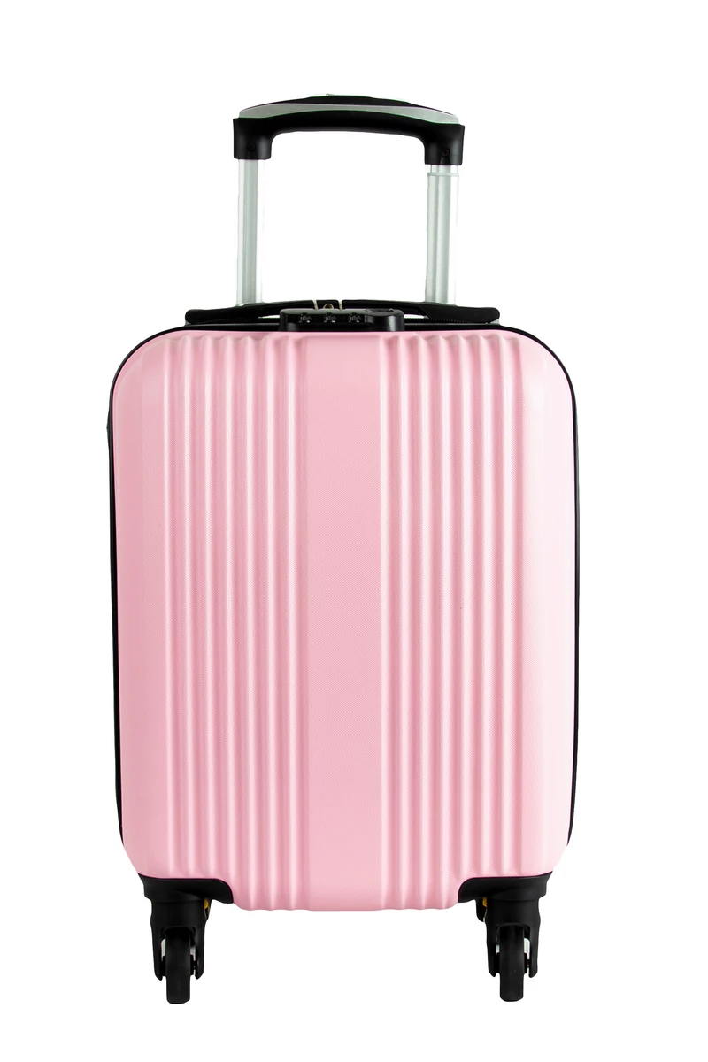 Kabinbőrönd Wizzair ingyenes méretben Bonluo Világos Rózsaszín (40x30x20cm)