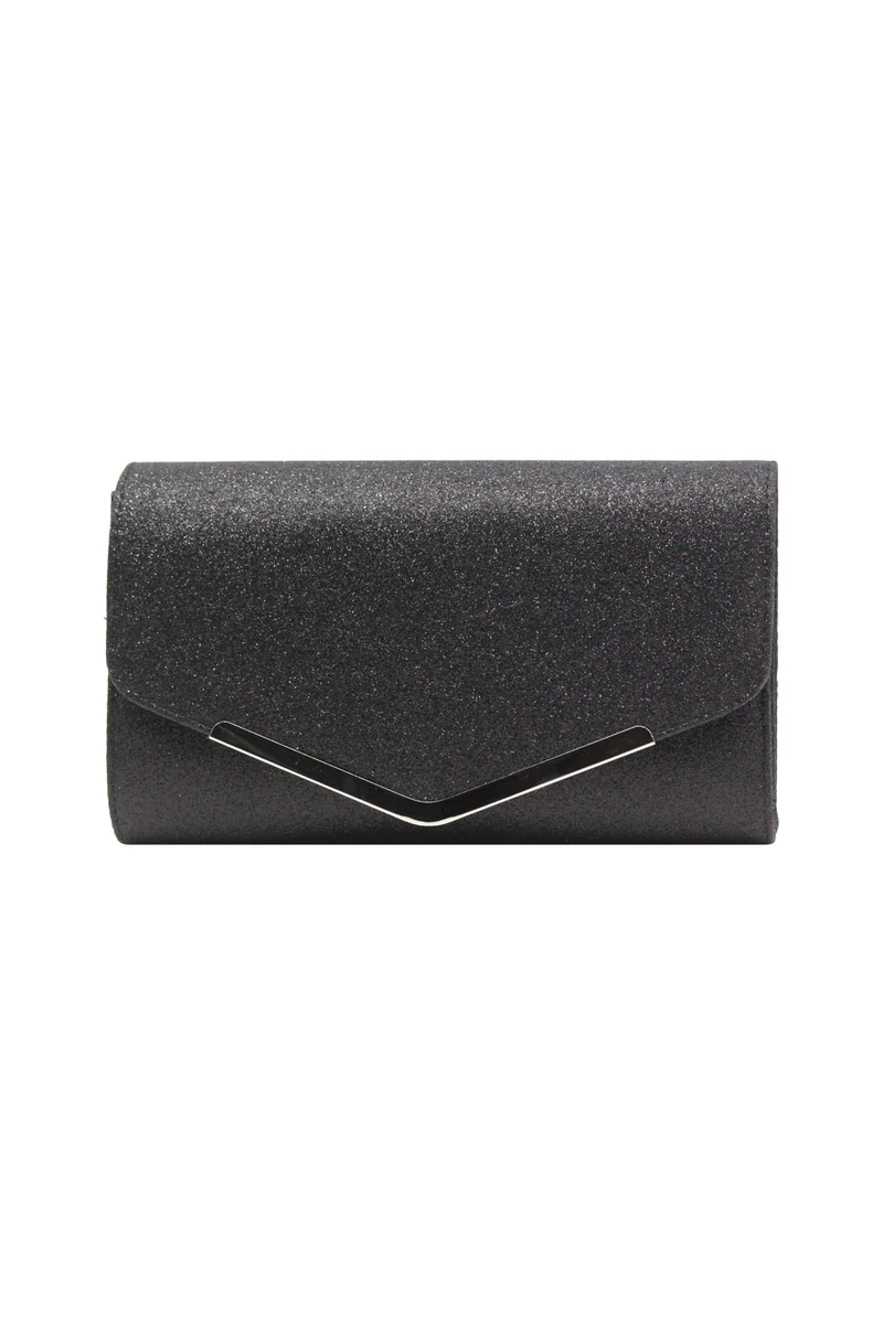 Elegant fekete női táska mérete (24x14x5cm)