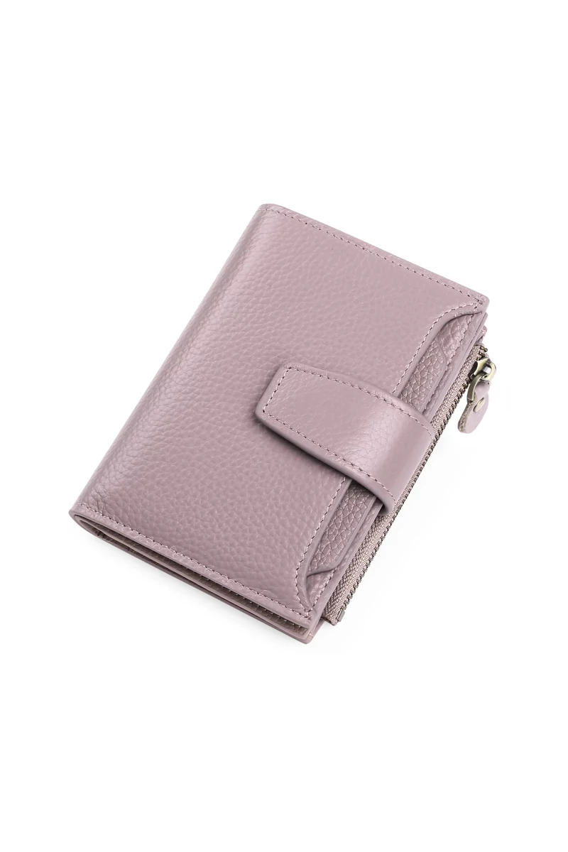 Női Pénztárca, PU bőrből, RFID védelemmel, Bonluo Lila 10×13×3cm